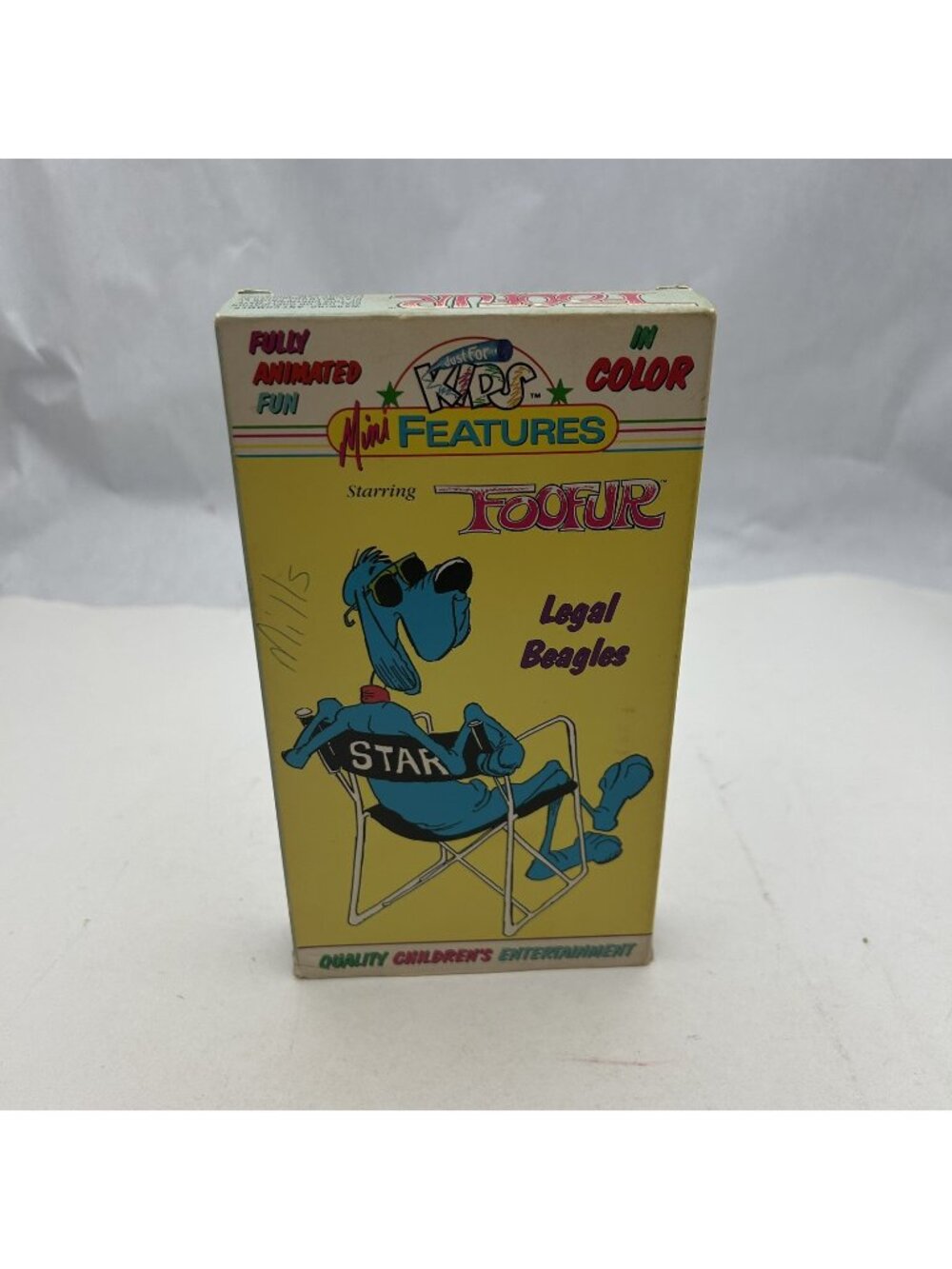 Foofur Legal Beagles VHS Vintage 1986 Video Tape Animated Cartoon Hanna-Barbera